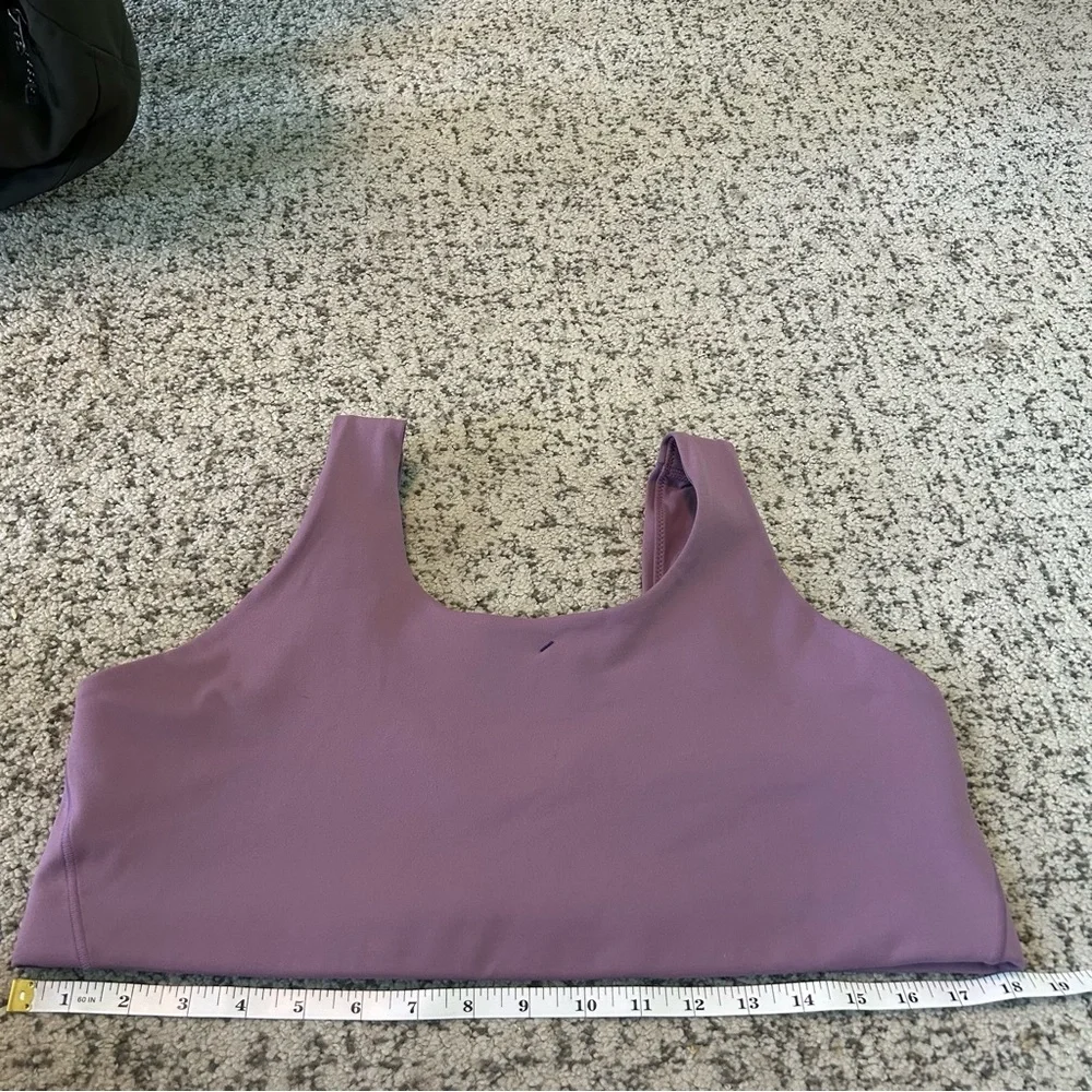 Nike Purple One Scoop Light Support Lightly Lined U Neck Sports Bra Size 1X